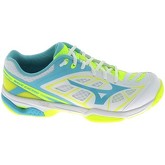 Chaussures Mizuno Wave Exceed AC Blanc Bleu