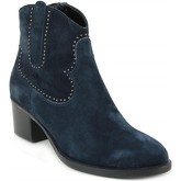 Boots Progetto boots velours bleu