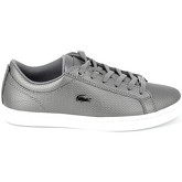 Chaussures Lacoste Straightset 318 Gris Brillant Blanc