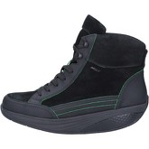 Chaussures Mbt sneakers noir daim vert AB211