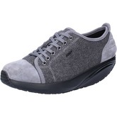 Chaussures Mbt sneakers gris textile daim AB212