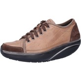 Chaussures Mbt sneakers marron cuir daim AB04