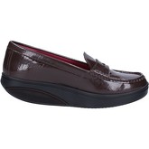 Chaussures Mbt mocassins marron cuir verni AC848