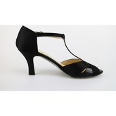 Sandales Bottega Lotti sandales noir satin cuir verni AG412