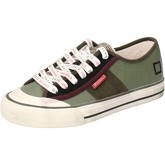 Chaussures Date sneakers vert cuir daim AB593