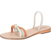 Sandales Eddy Daniele sandales blanc corda vert orange aw479