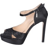 Sandales Liu Jo sandales noir satin strass BT443