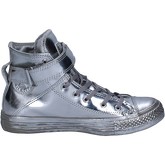 Chaussures Converse sneakers argent cuir verni BT659