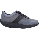 Chaussures Mbt sneakers gris textile noir daim AC861