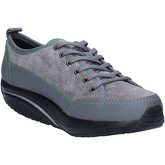 Chaussures Mbt sneakers gris daim vert AC575