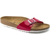 Sandales Birkenstock madrid vernis rouge