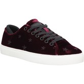 Chaussures Date Ace velours Femme Prune