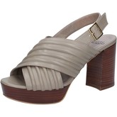 Sandales Silvia Rossini sandales beige cuir BZ580