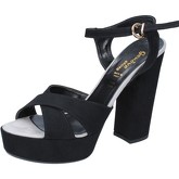 Sandales Geneve Shoes sandales noir daim BZ896