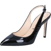 Sandales Capitini sandales noir cuir verni BZ495