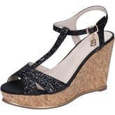 Sandales Laura Biagiotti sandales noir glitter BZ973