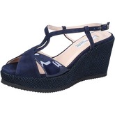 Sandales Musella sandales bleu daim cuir verni BZ484