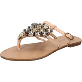 Sandales Fifth Avenue sandales beige cuir AE161