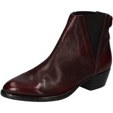 Bottines Moma bottines bordeaux cuir AE247