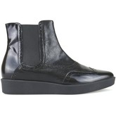 Bottines Jeannot bottines noir cuir AJ101