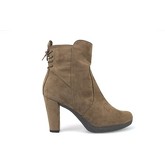 Bottines Carla Sanchez bottines marron daim beige AJ684