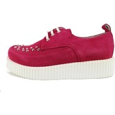 Chaussures Cult sneakers rose fucsia daim clous AH870