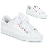 Chaussures Puma WN SUEDE HEART LEATHER.WHI