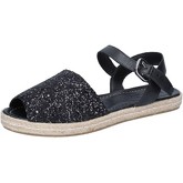 Sandales E...vee E...sandales noir glitter cuir BY188