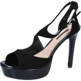 Sandales Silvana sandales noir daim BY110