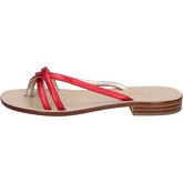 Sandales Soleae sandales rouge cuir BY501