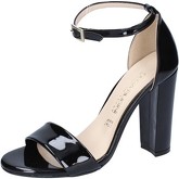 Sandales Olga Rubini sandales noir cuir verni BY300