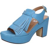 Sandales Shocks sandales bleu cuir BY402