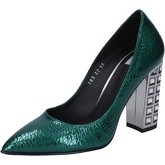 Chaussures escarpins Roberto Botticelli escarpins vert cuir BY653