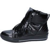 Chaussures Albano sneakers noir cuir brillant BY885