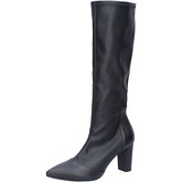 Bottes Le Marrine bottes noir cuir BY737