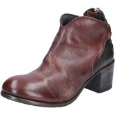 Bottines Moma bottines marron cuir BY787