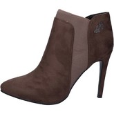 Bottines Braccialini bottines marron daim textile BY992