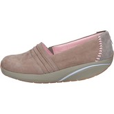 Chaussures Mbt slip on mocassins marron nabuk daim BY974