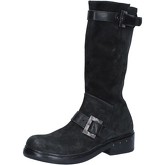 Bottes Moma bottes noir daim BY933