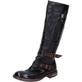 Bottes Moma bottes marron (brun foncé) cuir BY924