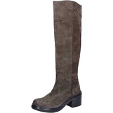 Bottes Moma bottes gris daim BY927