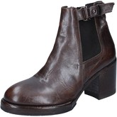 Bottines Moma bottines marron daim BY916