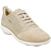 Chaussures Geox Basket D Nebula G Or et Taupe