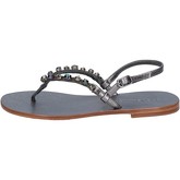 Sandales Eddy Daniele sandales gris foncé cuir swarovski aw356