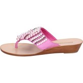 Sandales Eddy Daniele sandales rose fucsia textile perline aw499