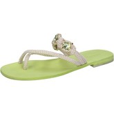 Sandales Eddy Daniele sandales vert clair corda blanc swarovski aw36