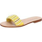 Sandales Eddy Daniele sandales jaune textile perline aw452