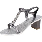 Sandales Eddy Daniele sandales gris foncé cuir swarovski AX829