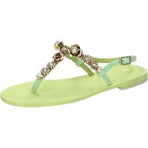 Sandales Eddy Daniele sandales vert daim swarovski AX908