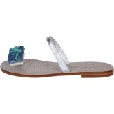 Sandales Eddy Daniele sandales argent cuir bleu swarovski aw434